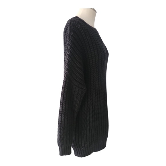 Zenana Premium Iowa Hawkeyes Knit Sweater Tunic Women’s Size M Black Gold Logo - Picture 5 of 7